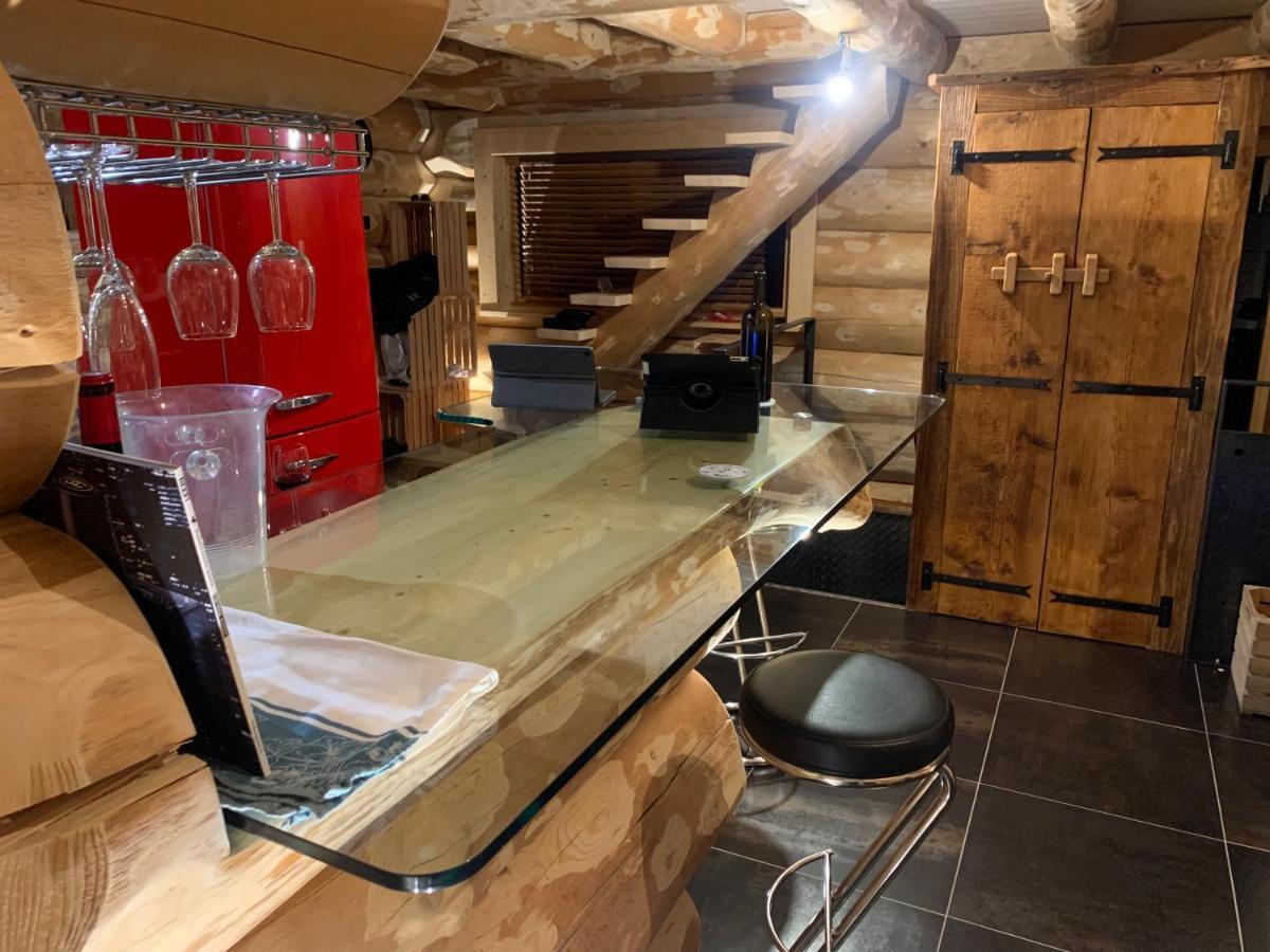 Chalet Anzac Chalet 5 Etoiles En Rondins Tout Neuf Unique Dans Les Aravis Les Villards-sur-Thônes Eksteriør billede