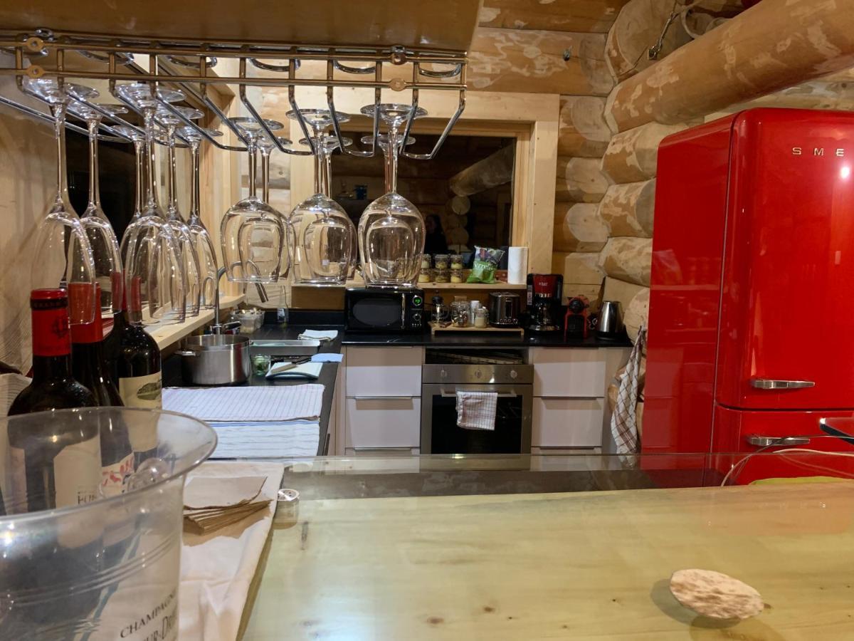 Chalet Anzac Chalet 5 Etoiles En Rondins Tout Neuf Unique Dans Les Aravis Les Villards-sur-Thônes Eksteriør billede