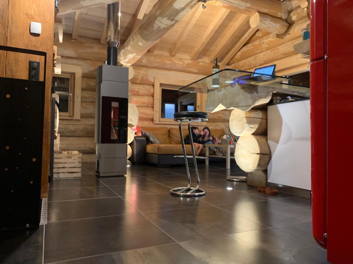 Chalet Anzac Chalet 5 Etoiles En Rondins Tout Neuf Unique Dans Les Aravis Les Villards-sur-Thônes Eksteriør billede