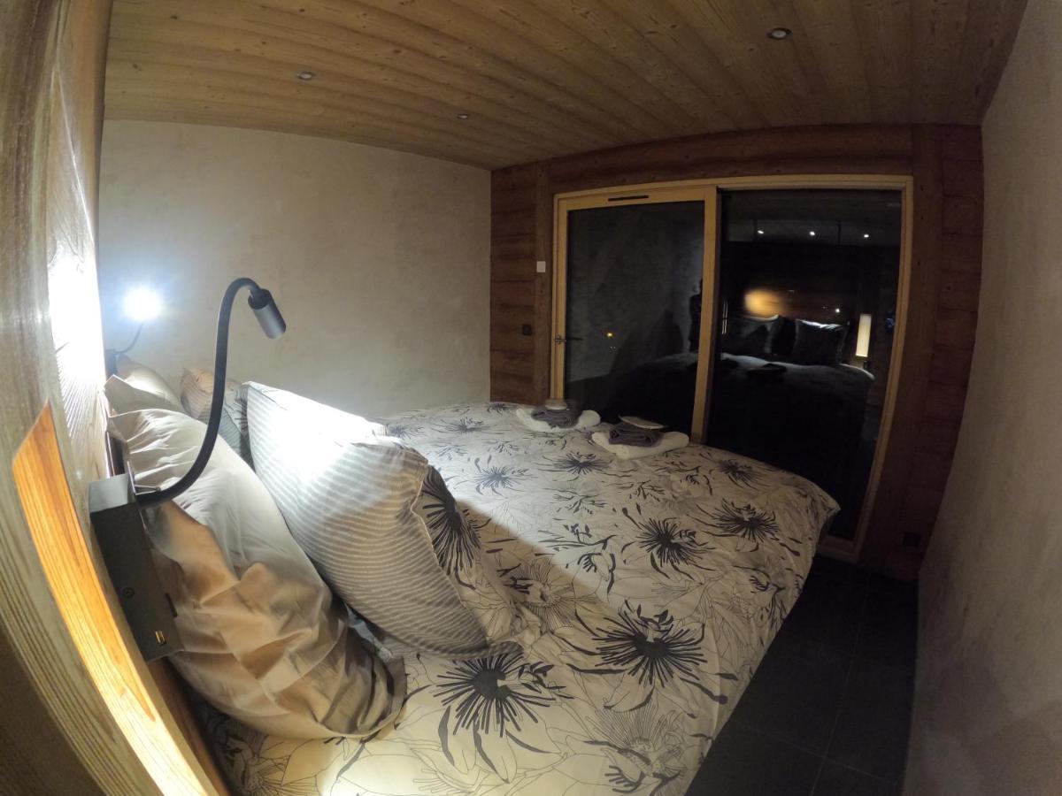 Chalet Anzac Chalet 5 Etoiles En Rondins Tout Neuf Unique Dans Les Aravis Les Villards-sur-Thônes Eksteriør billede