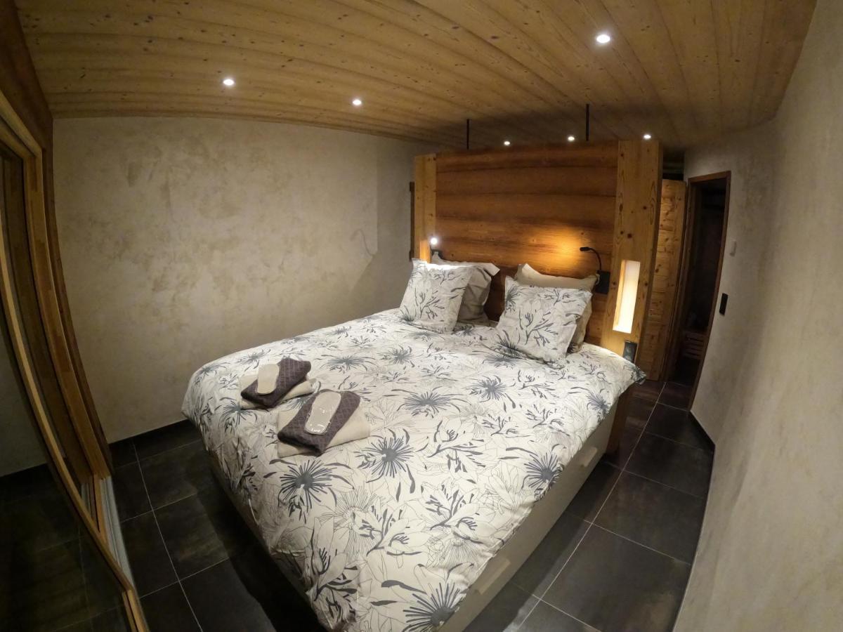 Chalet Anzac Chalet 5 Etoiles En Rondins Tout Neuf Unique Dans Les Aravis Les Villards-sur-Thônes Eksteriør billede