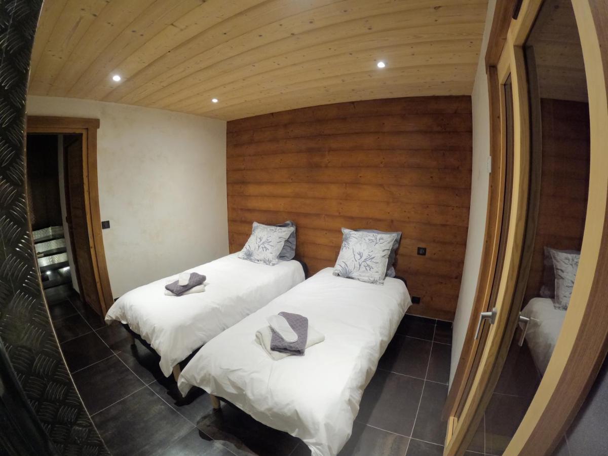 Chalet Anzac Chalet 5 Etoiles En Rondins Tout Neuf Unique Dans Les Aravis Les Villards-sur-Thônes Eksteriør billede