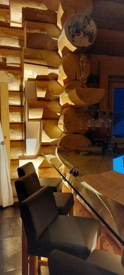 Chalet Anzac Chalet 5 Etoiles En Rondins Tout Neuf Unique Dans Les Aravis Les Villards-sur-Thônes Eksteriør billede