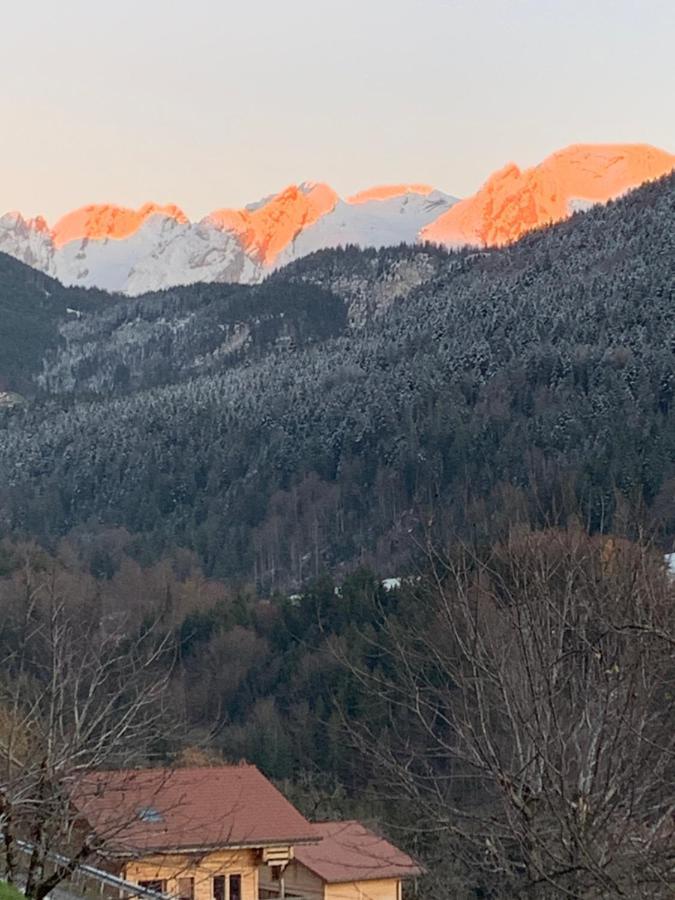 Chalet Anzac Chalet 5 Etoiles En Rondins Tout Neuf Unique Dans Les Aravis Les Villards-sur-Thônes Eksteriør billede