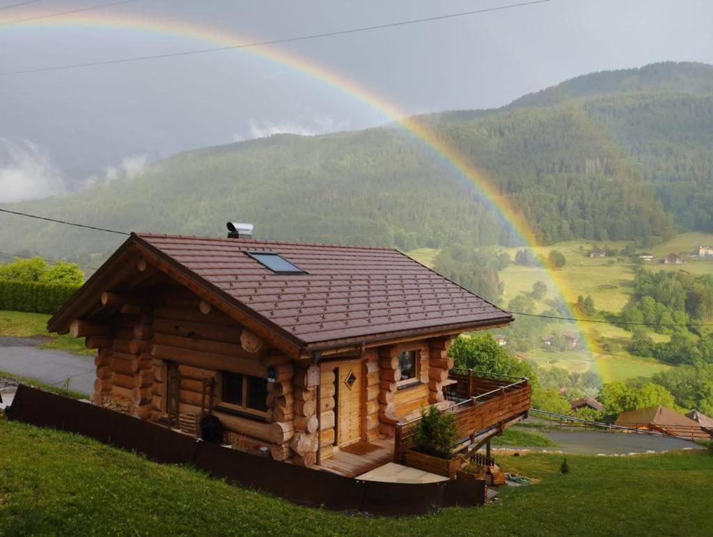 Chalet Anzac Chalet 5 Etoiles En Rondins Tout Neuf Unique Dans Les Aravis Les Villards-sur-Thônes Eksteriør billede